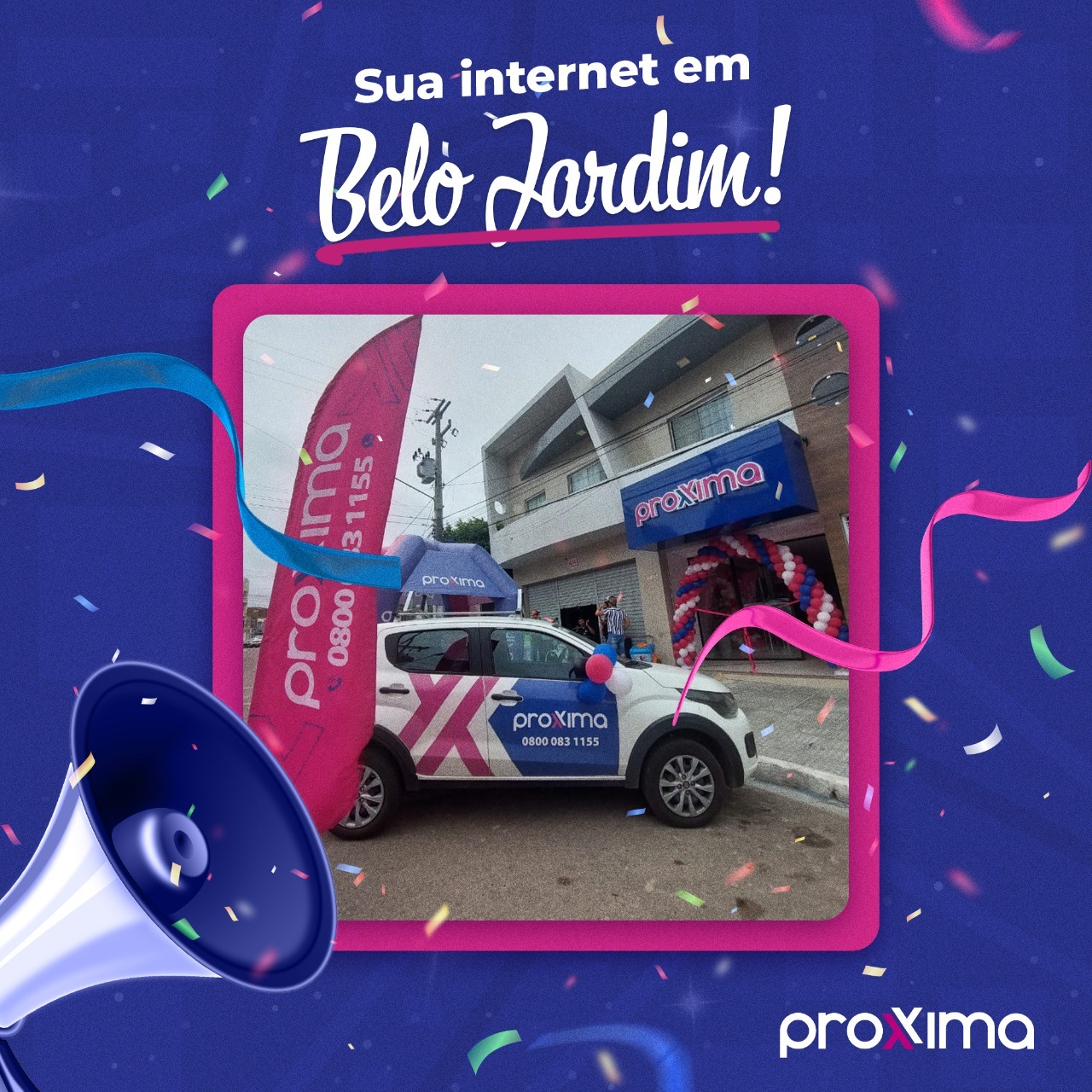 Proxxima Telecom anuncia chegada a Belo Jardim/PE